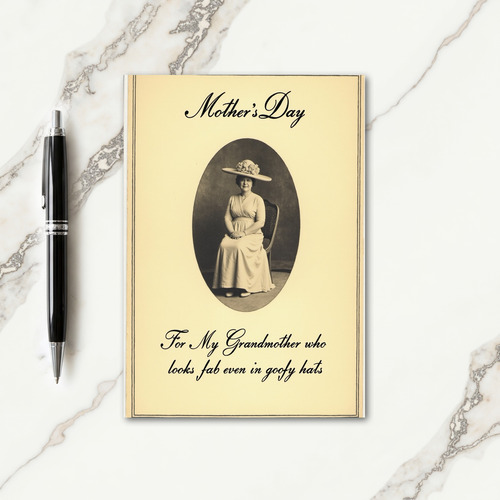 Sepia Tone Mothers Day Card