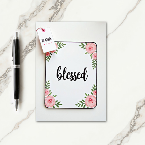 Serene Blessed Mothers Day Card