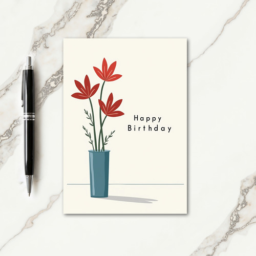 Serene Blossom Art Card