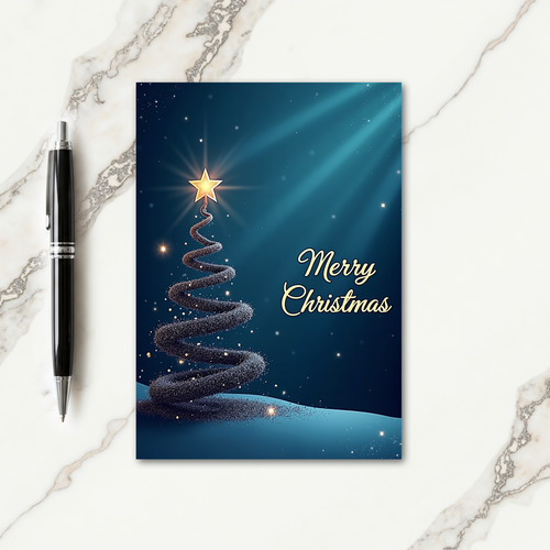 Serene Christmas Night Card