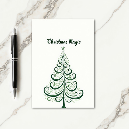 Serene Evergreen Magic Card