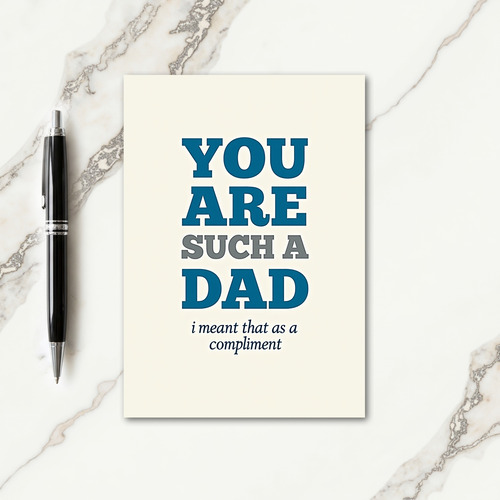 Serene Fathers Day Carved Card