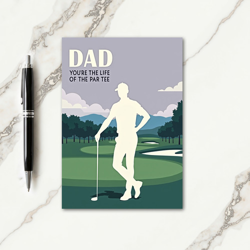 Serene Fathers Day Tribute Card