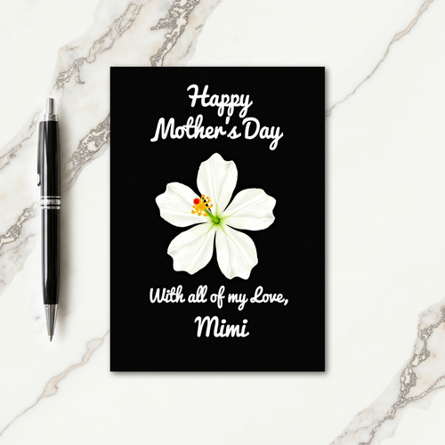 Serene Floral Mothers Day Card
