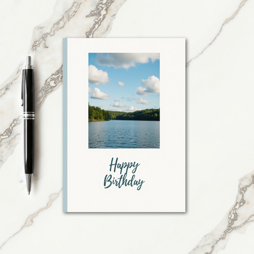 Serene Forest Birthday Card
