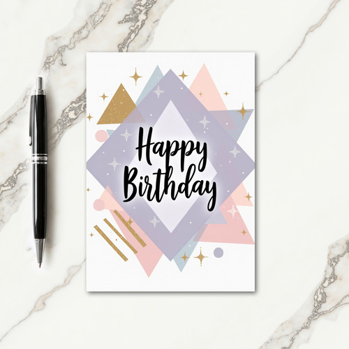 Serene Lavender Birthday Card