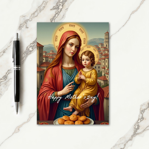 Serene Mothers Day Art Card