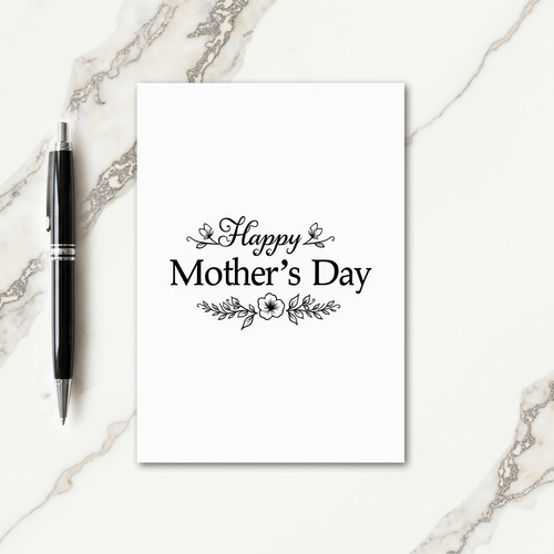 Serene Mothers Day Design Card