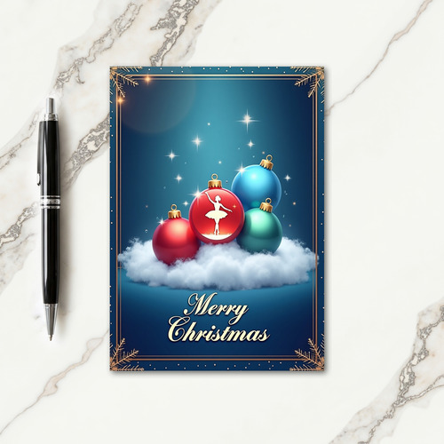 Serene Ornaments Christmas Card thumbnail