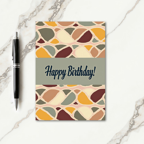 Serene Sage Mosaic Card