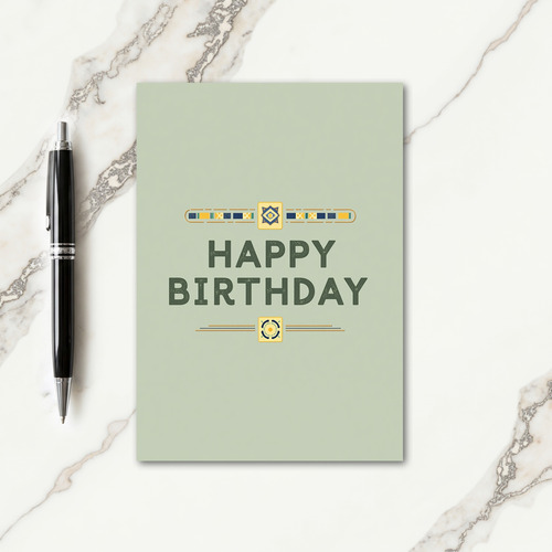 Serene Star Birthday Card
