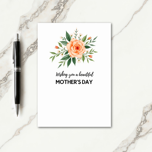 Serene Watercolor Mothers Day Card