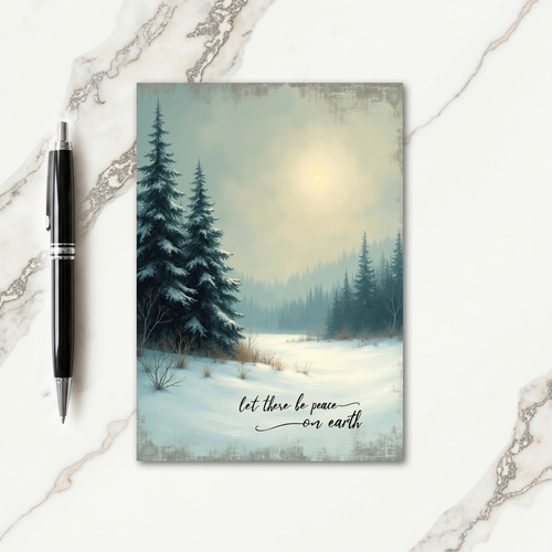 Serene Winter Scene Card