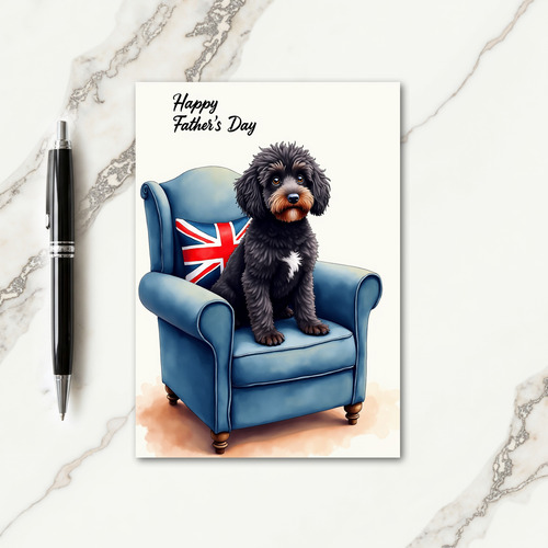 Shaggy Dog Fathers Day Card