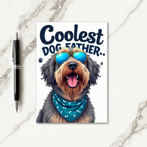 Shaggy Dog Fathers Day Wish Card