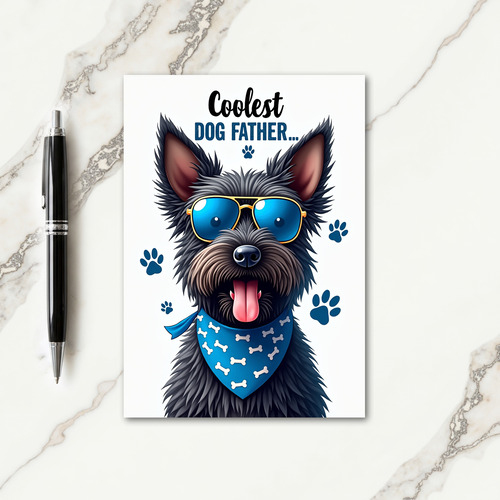 Shaggy Dog Sweet Fathers Card