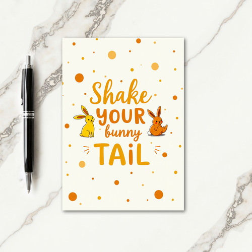 Shake Your Bunny Tail Card
