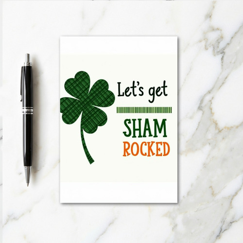 Sham Rocked St Patricks Day Card
