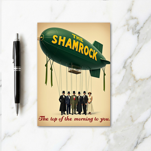 Shamrock Airship Adventure Card