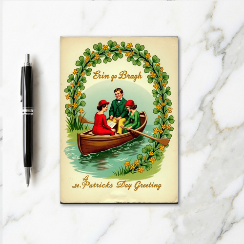 Shamrock Arch St Patricks Card