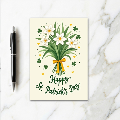 Shamrock Blooms Spring Card