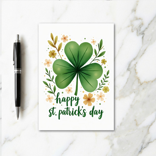 Shamrock Celebration Art Card