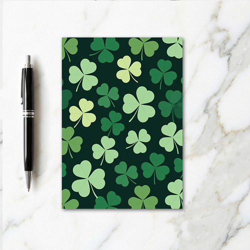 Shamrock Clover Abundance Card