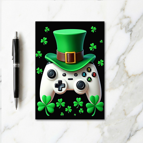 Shamrock Game Controller Card
