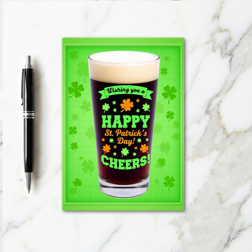 Shamrock Grid Happy Day Card