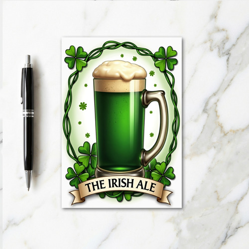 Shamrock Irish Ale Pattern Card