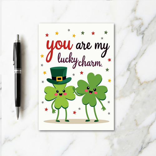Shamrock Lucky Charm Art Card