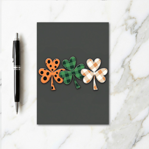 Shamrock Pattern Happy Card