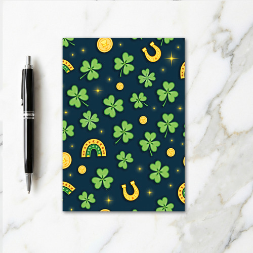 Shamrock Pattern Luck Card