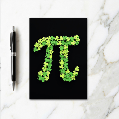 Shamrock Pi Artful Green Card