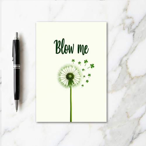 Shamrock Seed Pattern Card