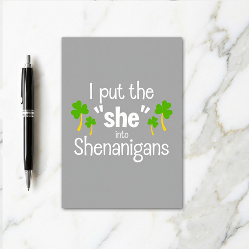 Shamrock Shenanigans Fun Card