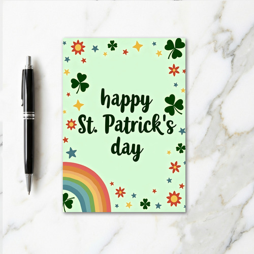 Shamrock Star Happy Day Card