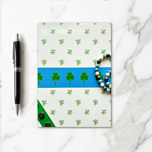 Shamrock Star Pattern St Patricks Card