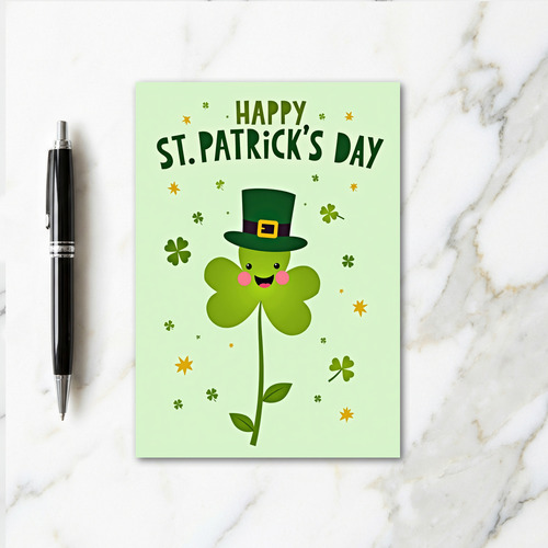 Shamrock Stars Happy Day Card