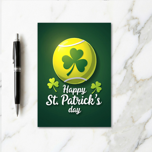 Shamrock Tennis Ball Sports Card