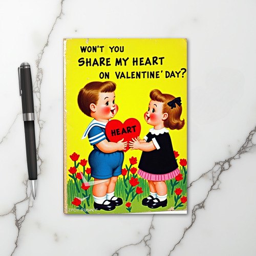 Share My Heart Valentine Card