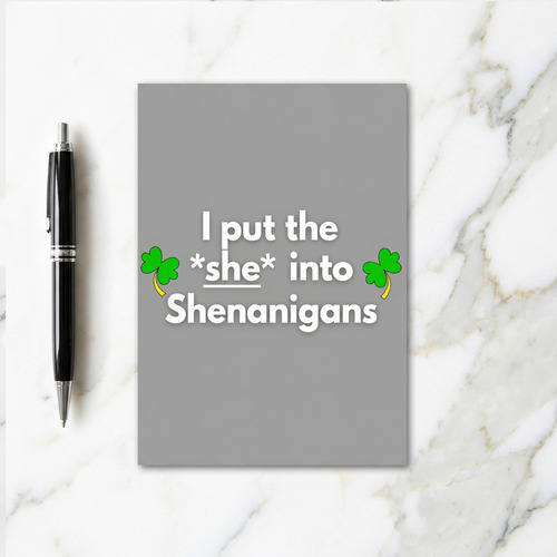 She Shenanigans Fun Time Card