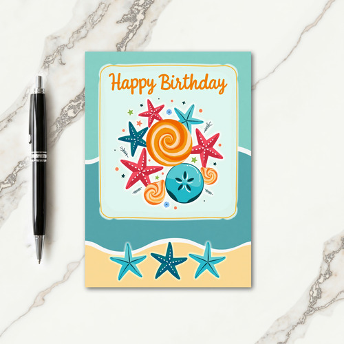 Shells Birthday Card