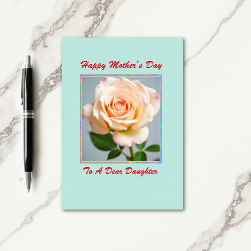 Shimmering Floral Mothers Card
