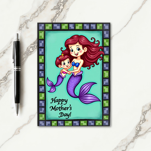Shimmering Mother Child Card