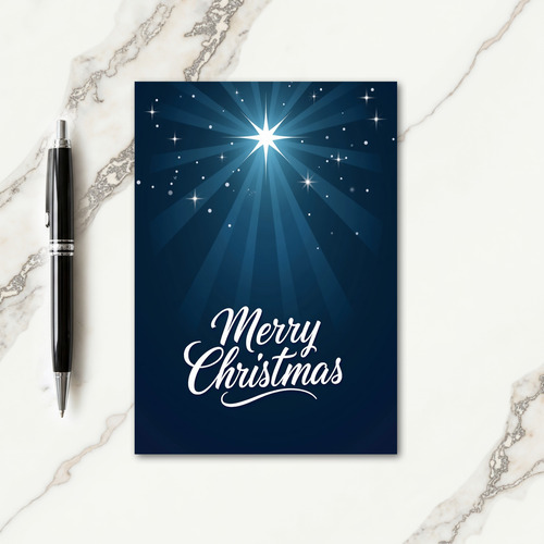 Shining Star Christmas Card
