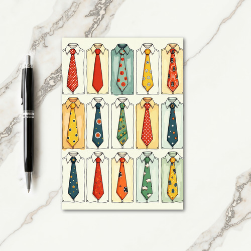Shirt Tie Fathers Day Card