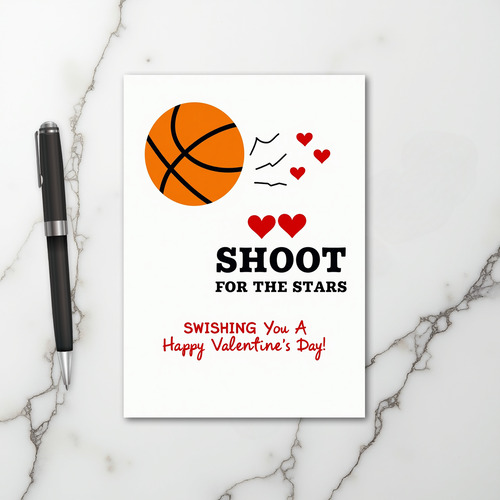 Shoot For Stars Valentine Card