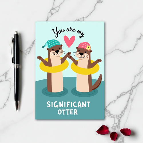 Significant Otter Love Card