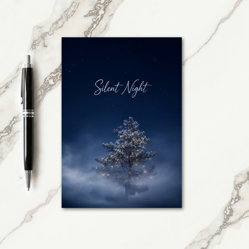 Silent Nights Glow Card